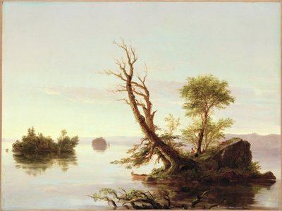 American Lake Scene by Thomas Cole